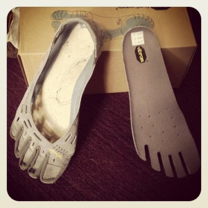 Herausnehmbare Innensohle beim GRADO von Vibram Five Fingers Herausnehmbare Innensohle beim GRADO von Vibram Five Fingers